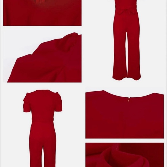 BLENCOT Jumpsuit Short Sleeve Casual v Neck Belted SZ Large NWOT - Picture 6 of 10